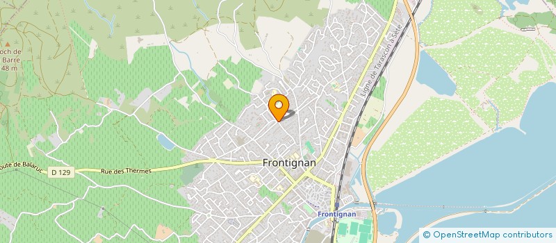 localisation de l'entreprise OFFSHORE FISHING 34 à FRONTIGNAN