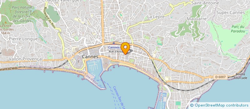 localisation de l'entreprise OFFSHORE LEGENDS CANNES à CANNES
