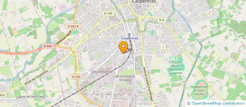 localisation de l'entreprise OFFSHORE PASSION à CARPENTRAS
