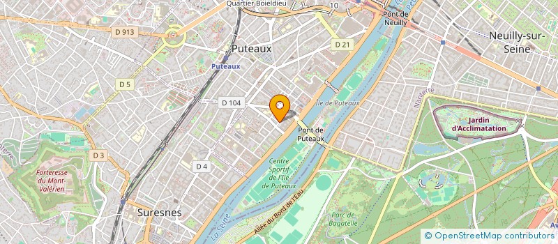 localisation de l'entreprise OFFSHORE SAILING SPIRIT  PUTEAUX