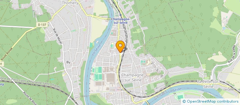 localisation de l'entreprise OFFYSENS  CHAMPAGNE-SUR-SEINE