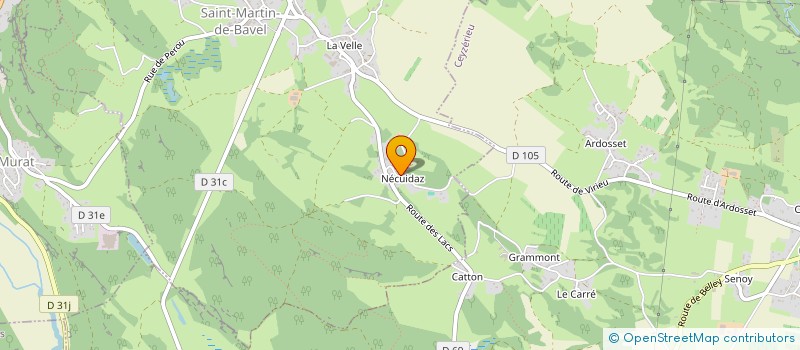 localisation de l'entreprise OFG  SAINT-MARTIN-DE-BAVEL