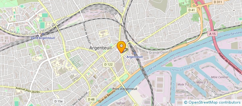 localisation de l'entreprise OFHA  ARGENTEUIL