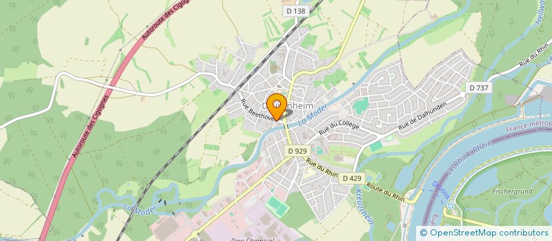 localisation de l'entreprise OFIL2LO  DRUSENHEIM