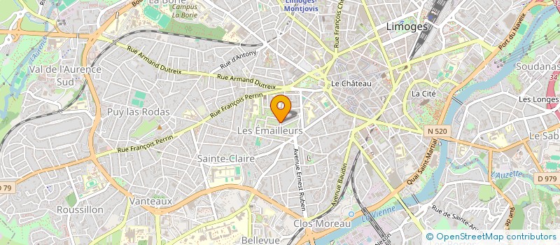 localisation de l'entreprise OFILDEMO à LIMOGES