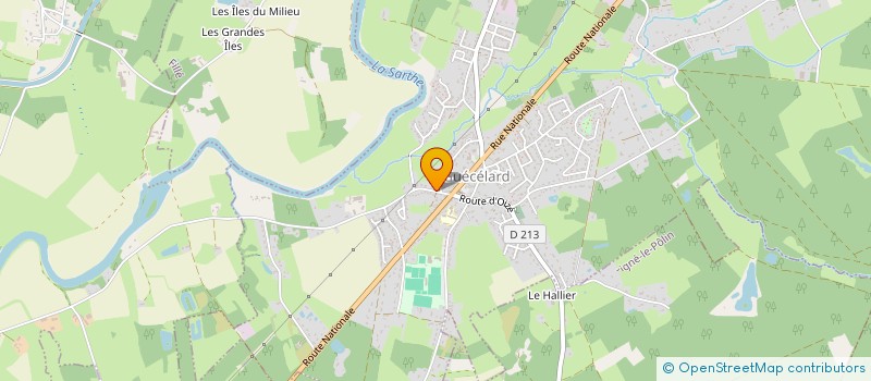 localisation de l'entreprise OFIMO PLUS  GUECELARD