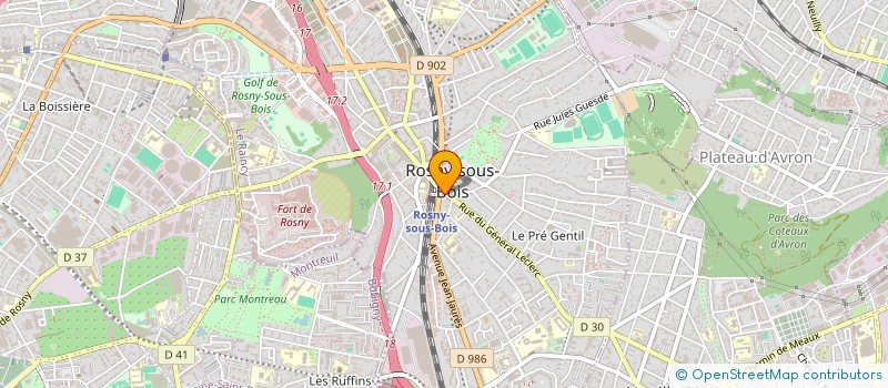 localisation de l'entreprise OFIR à ROSNY-SOUS-BOIS
