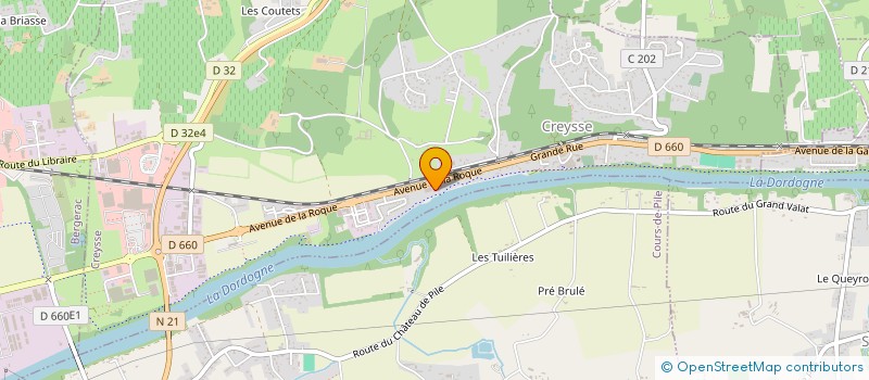 localisation de l'entreprise OFIRA  CREYSSE