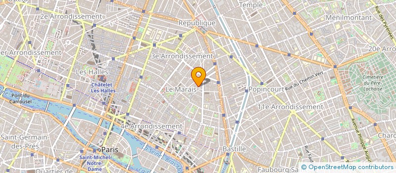localisation de l'entreprise OFITHEA COSTUMES à PARIS