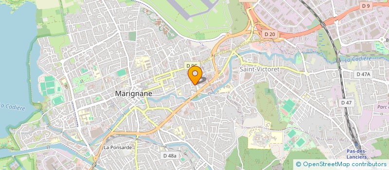 localisation de l'entreprise OFK  MARIGNANE
