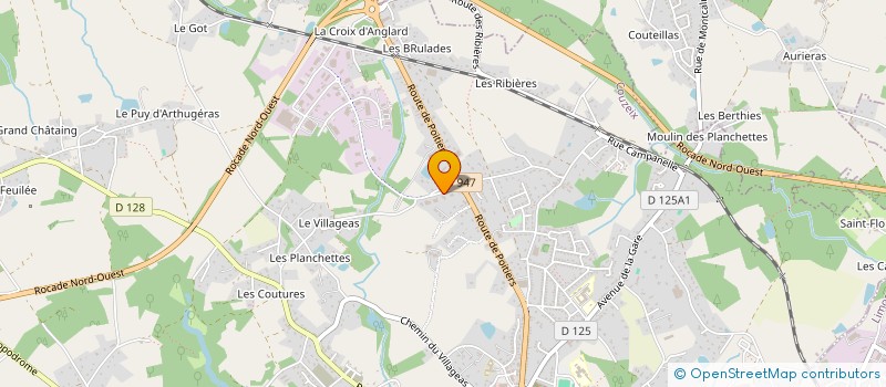 localisation de l'entreprise OFL à COUZEIX