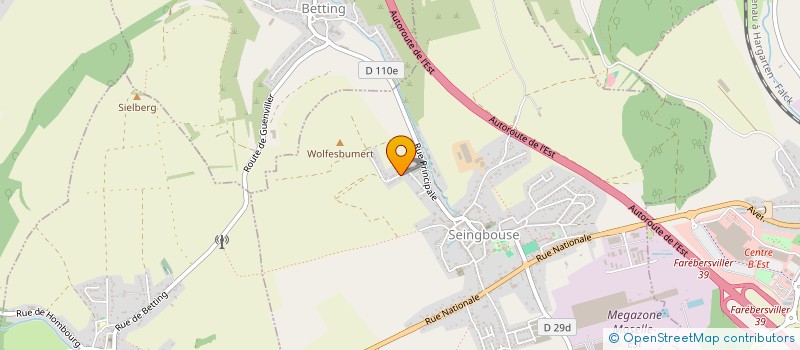 localisation de l'entreprise OFM57 SERVICES PLUS  SEINGBOUSE