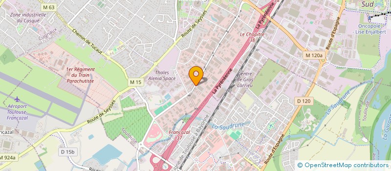 localisation de l'entreprise OFMATEL à TOULOUSE