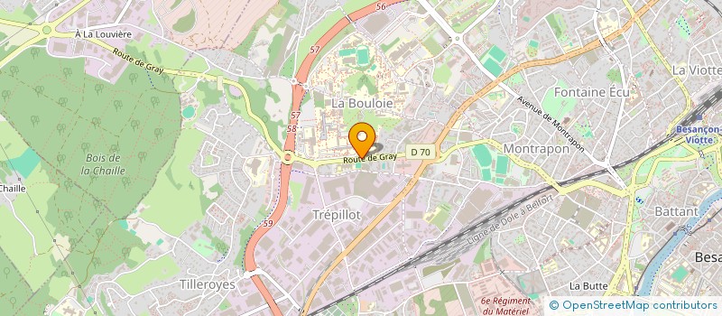 localisation de l'entreprise OFNI  BESANCON