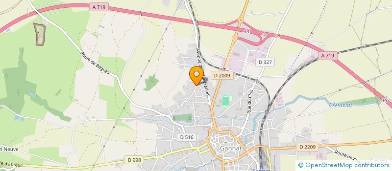localisation de l'entreprise OFRAMI à GANNAT