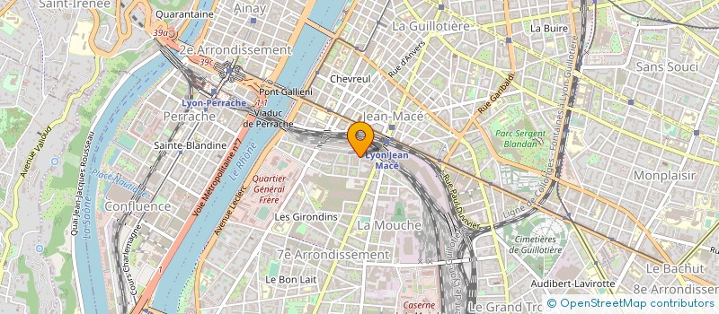 localisation de l'entreprise OFREDIS à LYON
