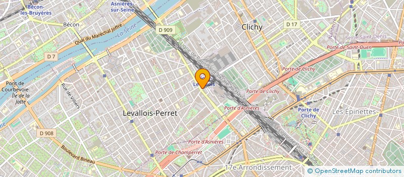 localisation de l'entreprise OFRIEDMAN à LEVALLOIS-PERRET