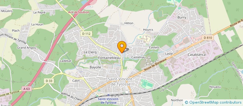 localisation de l'entreprise OFS EXPERIENCE à SAINT-VINCENT-DE-TYROSSE