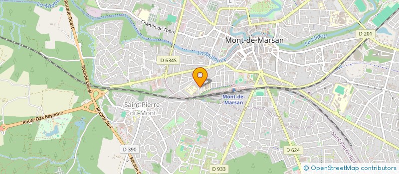 localisation de l'entreprise OFSET à MONT-DE-MARSAN