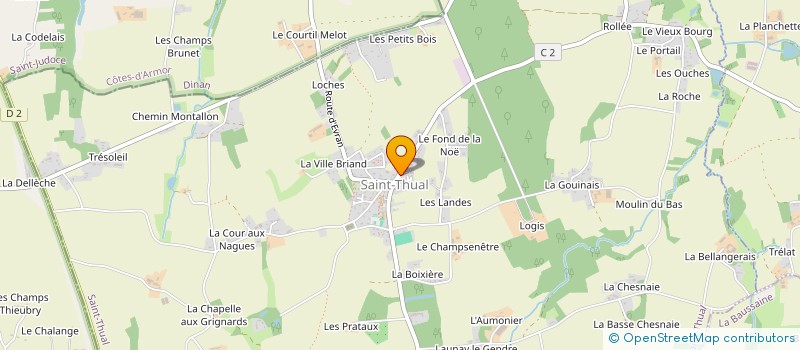 localisation de l'entreprise OFSSET  SAINT-THUAL