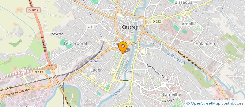 localisation de l'entreprise OFTEC  CASTRES