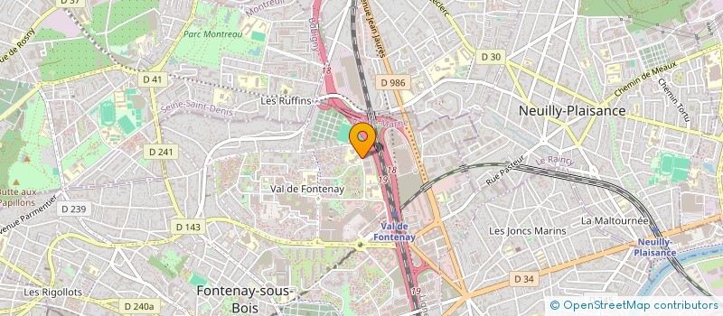 localisation de l'entreprise OFUR à FONTENAY-SOUS-BOIS