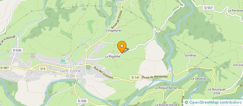 localisation de l'entreprise OFYBELE  SAINT-COME-D'OLT