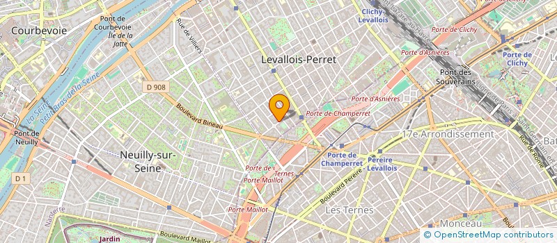 localisation de l'entreprise OFYE FRANCE à LEVALLOIS-PERRET