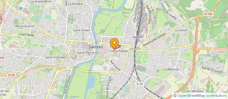 localisation de l'entreprise OFYM  SAINTES