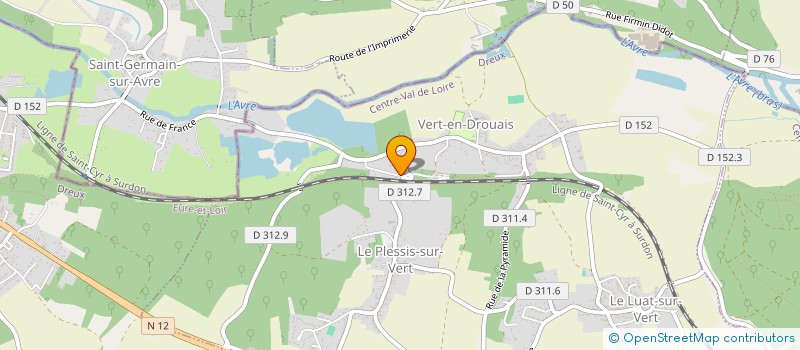 localisation de l'entreprise OG AMENAGEMENT à VERT-EN-DROUAIS