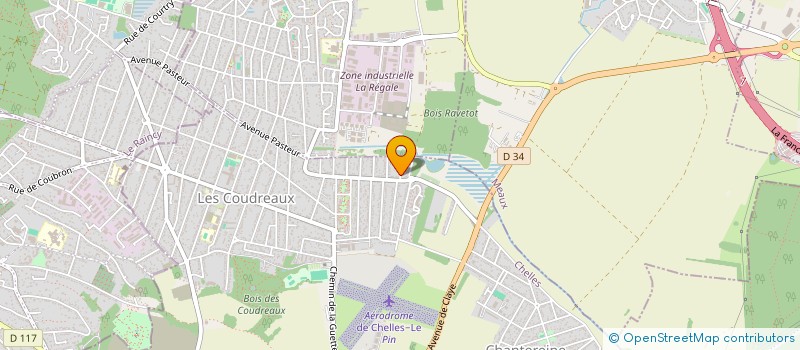 localisation de l'entreprise OG ASSOCIES à CHELLES
