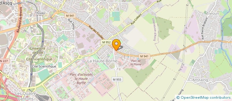 localisation de l'entreprise OG ! BOULANGERIE à VILLENEUVE-D'ASCQ