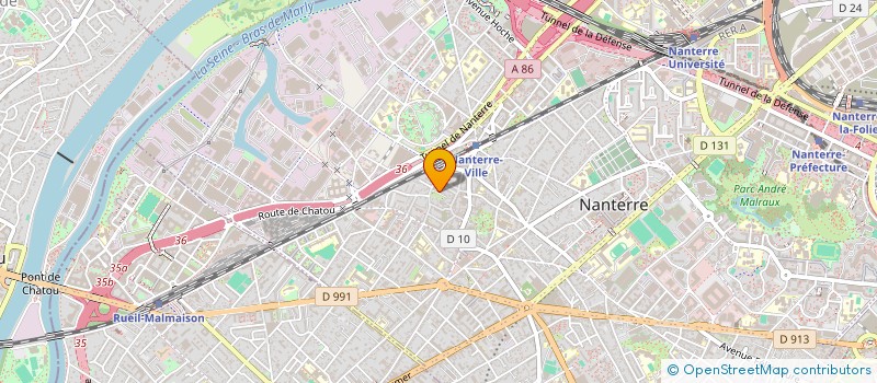 localisation de l'entreprise OG & CO à NANTERRE