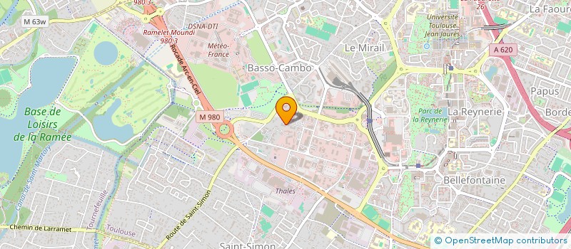 localisation de l'entreprise OG FACADES à TOULOUSE