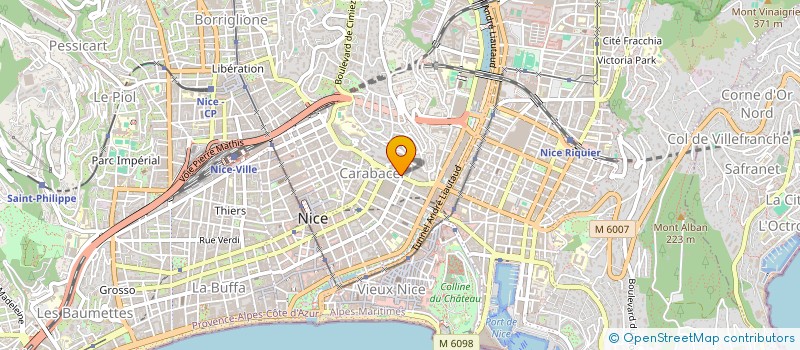 localisation de l'entreprise OG GROUPE à NICE