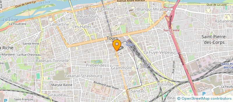 localisation de l'entreprise OG GROUSSET  TOURS