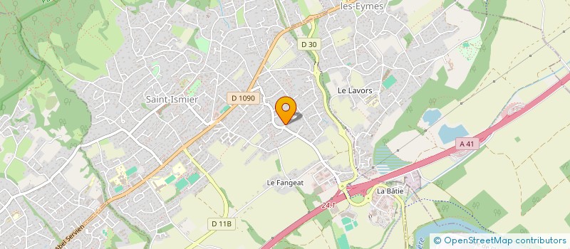 localisation de l'entreprise OG HOLDING à SAINT-ISMIER