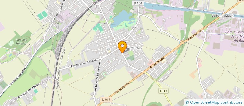 localisation de l'entreprise OG IMMO 5  ANNAY