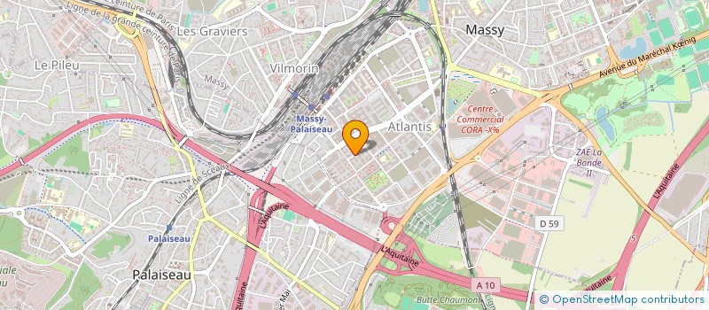 localisation de l'entreprise OG IT CONSULTING à MASSY