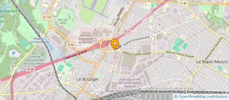 localisation de l'entreprise OG LOCATION à LE BLANC-MESNIL