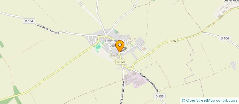 localisation de l'entreprise OG TRAITEUR à TREMBLAY-LES-VILLAGES