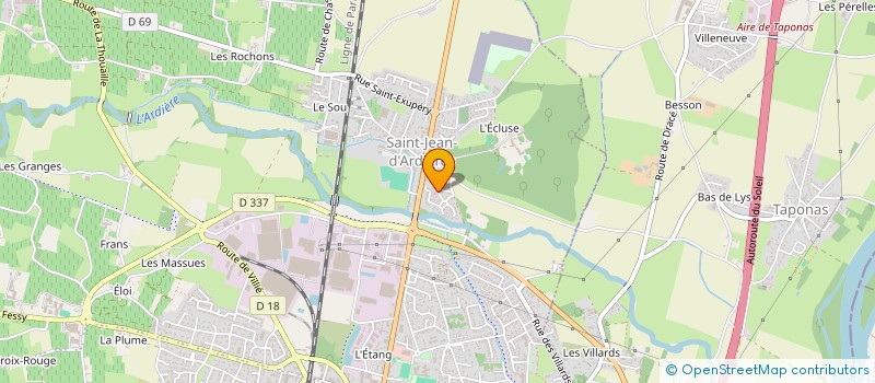 localisation de l'entreprise OG UNLIMITED  BELLEVILLE-EN-BEAUJOLAIS