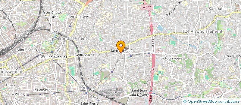 localisation de l'entreprise OG VISION à MARSEILLE