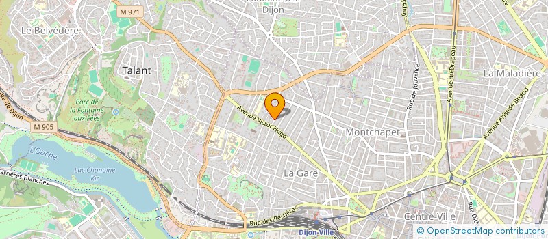 localisation de l'entreprise OG21 à DIJON