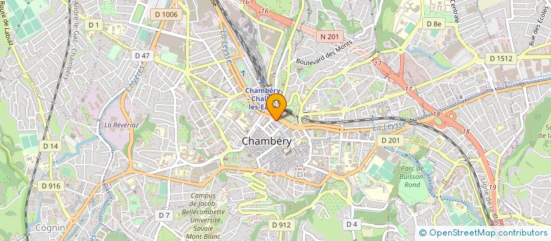 localisation de l'entreprise OGA  CHAMBERY
