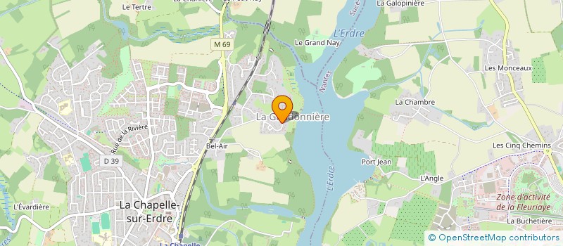 localisation de l'entreprise OGALAU  LA CHAPELLE-SUR-ERDRE