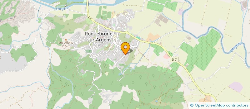 localisation de l'entreprise OGAM  ROQUEBRUNE-SUR-ARGENS
