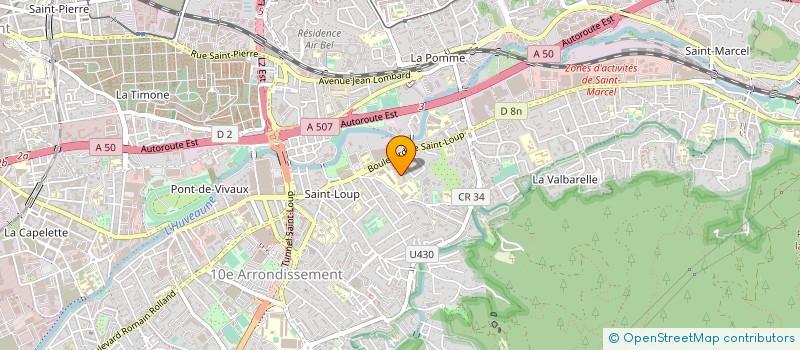 localisation de l'entreprise OGAMAS CONSULTING  MARSEILLE 11E ARRONDISSEMENT