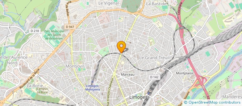 localisation de l'entreprise OGANHOVH à LIMOGES
