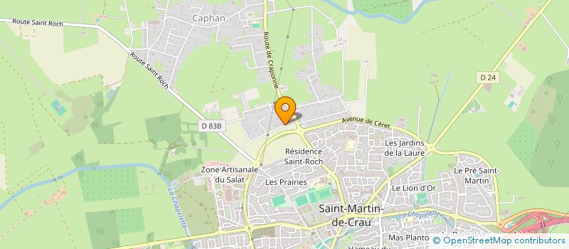 localisation de l'entreprise OGAP CONCEPT à SAINT-MARTIN-DE-CRAU